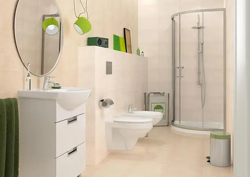 Биде подвесное скругленное Cersanit Delfi K11-0018 скрытого монтажа Белый 30412 - фото 6