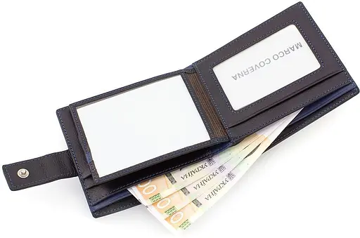 Мужской кожаный кошелек Marco Coverna acs0029485 - фото 4