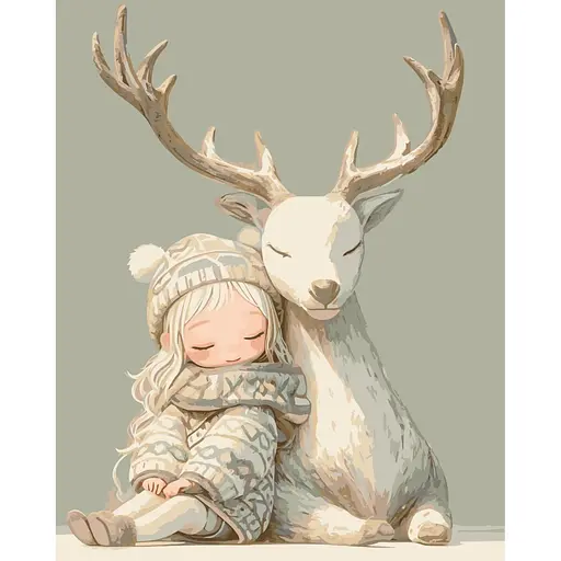 Картина по номерам "Рядом с другом" 10152-AC 40х50 см