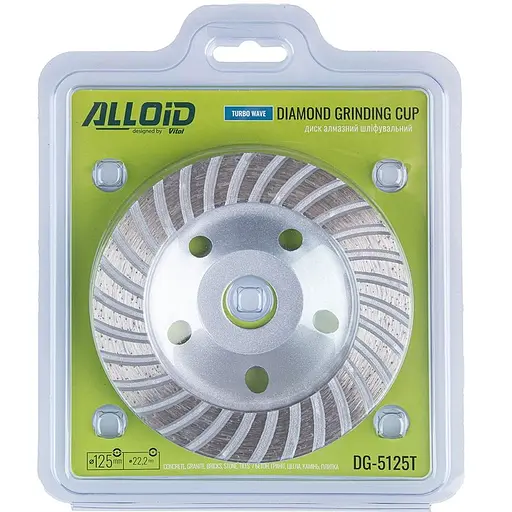 Диск алмазний Alloid Building Tools Turbo Wave шліфувальний 125 мм (DG-5125T) - фото 4
