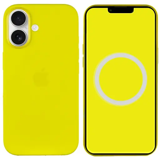 Чехол Epik Silicone case AAA с Magsafe и анимационной кнопкой для Apple iPhone 16, 6.1 Star Fruit