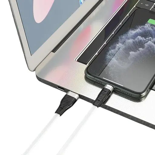 Кабель силиконовый Hoco X53 Angel USB - Lightning белый - фото 1