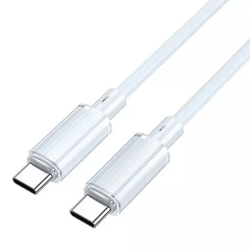 Дата кабель Borofone BX112 Lemon Type-C to Type-C 60W (1m) Blue - фото 3