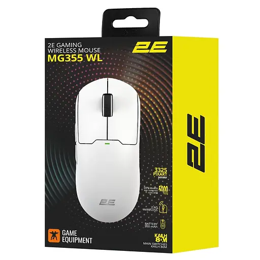 Миша 2E Gaming MG355 RGB Wireless White (2E-MG355UWT-WL) - фото 4
