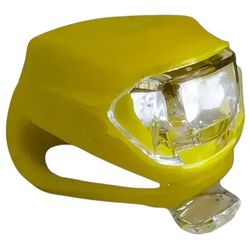 Ліхтар блимавка комплект Good Bike Silicon LED в силіконовому корпусі 2 шт. жовті (92325Yellow-IS) - фото 3