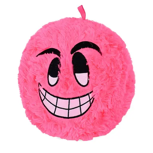 М'яка іграшка м'яч-Смайл Bambi FG240408053A розмір 25 см Рожевий - фото 1