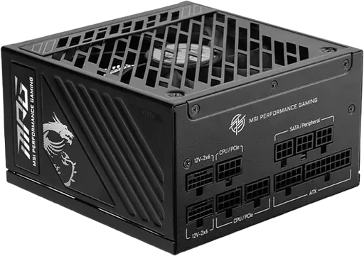 Блок питания MSI MPG GS 850W 80+ Gold (MPG A850GS PCIE5)