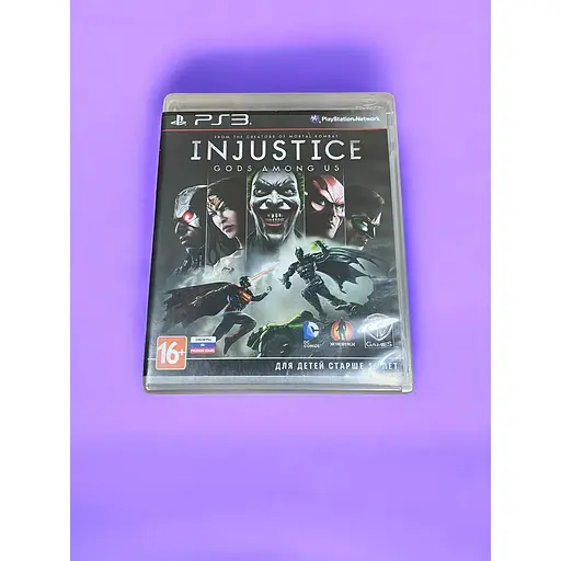 Локализованный диск на PlayStation 3 Injustice: Gods Among Us