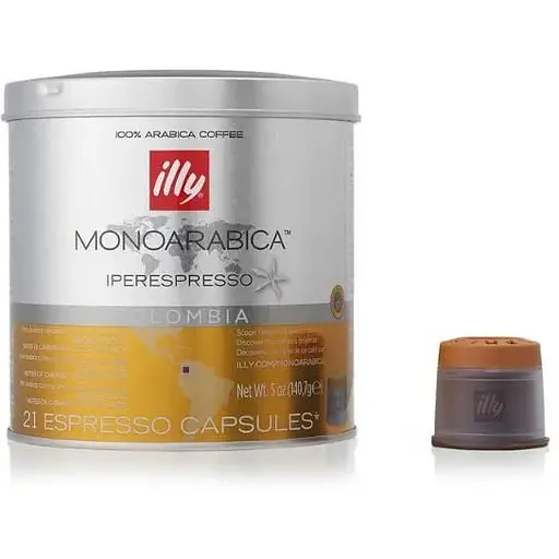 Кофе в капсулах iperEspresso Illy Colombia ж/б 21 шт - фото 1