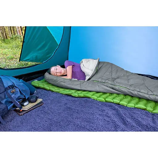 Велюровый одноместный матрас Bestway BW 69616 - идеально для кемпинга (198 x 64 x 11 см) - фото 3