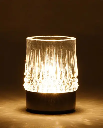 Настільна лампа Zuma Line Crystal LED 1x1W 3000K 110Lm IP20 чорна - фото 3