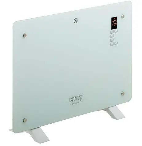 Обогреватель стеклянный конвектор с дистанционным управлением Camry CR 7721 LCD - фото 1