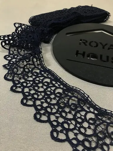 Мереживо Мізки синє - фото 2