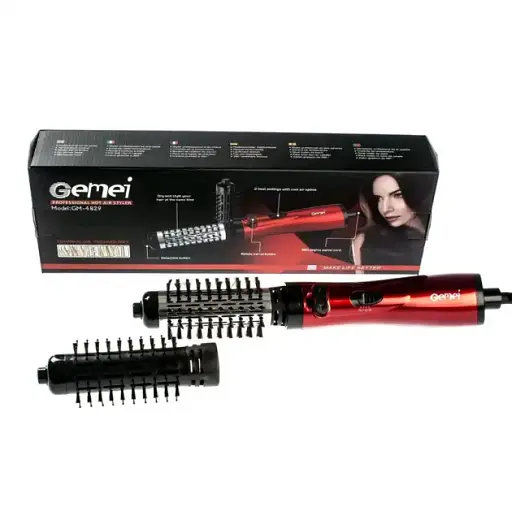 Фен-щітка Gemei GM-4829 з насадками