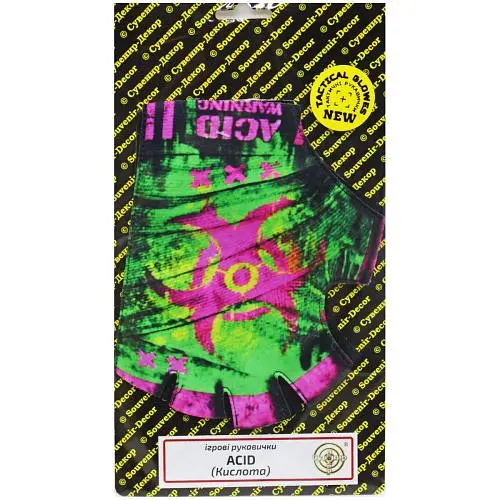 Ігрові дитячі рукавички "AciD. Кислота" GLO-AC Сувенір-декор, на планшеті (4820242991357) - фото 1