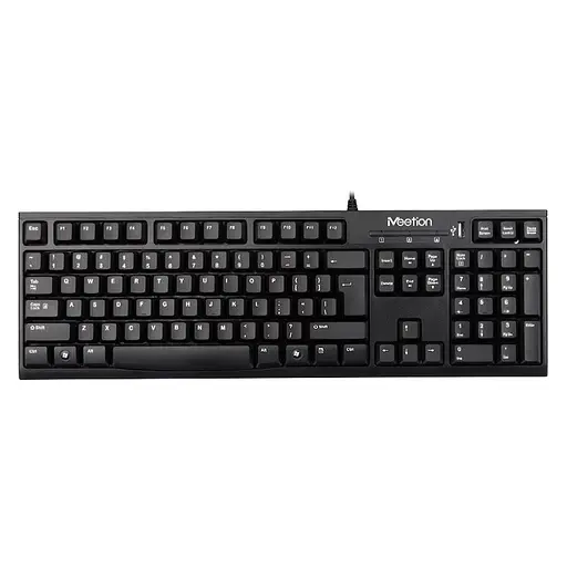Клавиатура MeeTion USB+HUB Keyboard K815 Ukr/RU/EN - фото 4