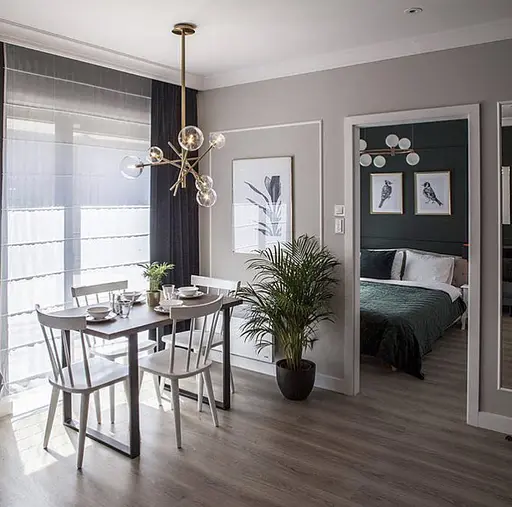 Люстра в корпусі метал кольору латунь на 6 або 8 прозорих плафонів | Арт. Y 8828 | Line F - фото 7