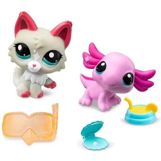Игровой набор Littlest Pet Shop Удивительные Девы 00527 аксессуары и 2 фигурки - фото 3