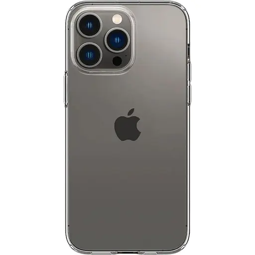 Оригинальный прозрачный силиконовый чехол Spigen Liquid Crystal Flex для iPhone 14 Pro Crystal ACS04663