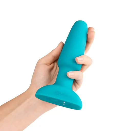 Анальная пробка B-Vibe Rimming Plug 2, 15 см (бирюзовый) - фото 5