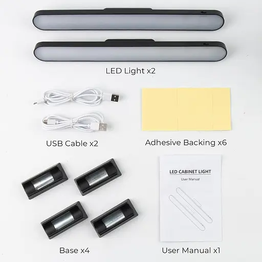 Кухонні світильники під шафу 2 шт. 2000 мАг - фото 4