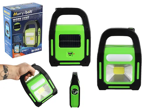 Ліхтар кемпінг переносний HB-9707A-1LED+COB+LED