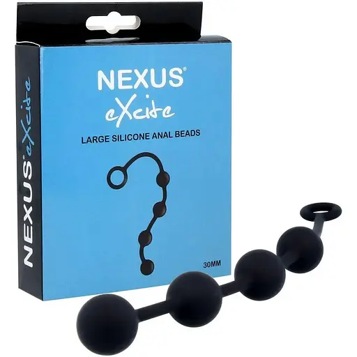 Анальні кульки Nexus Excite Large Anal Beads силікон 3 см - фото 3