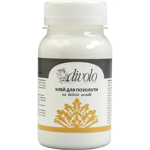 Клей мікстіон Divolo для позолоти на водній основі 100 мл - фото 1
