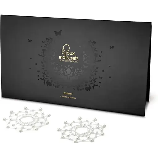 Пестис из кристаллов Bijoux Indiscrets - Mimi Pearl, украшение на грудь