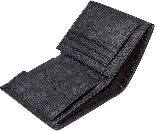 Мужской кожаный кошелек Vintage 10x12 см acs0015719 - фото 5