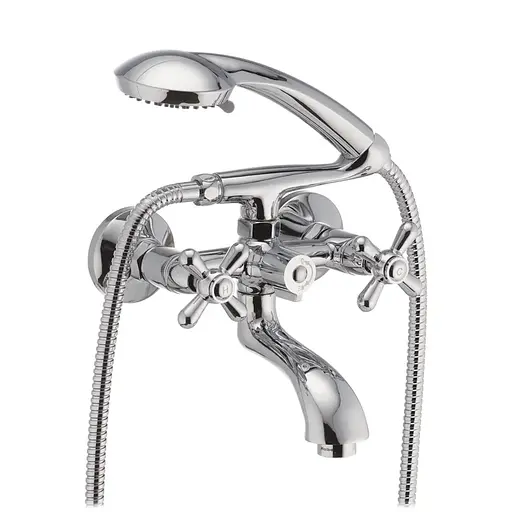 Смеситель для ванны Haiba Dominox 142 HB0905 Хром - фото 1