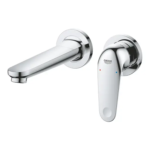 Змішувач для умивальника на 2 отвори Grohe Euroeco 24274001 Хром - фото 4