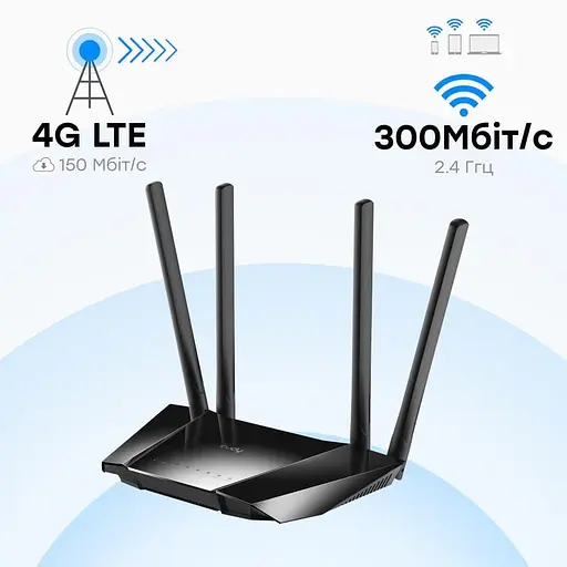 Роутер Cudy LT400 CAT4 WiFi 5 Mesh 4G (73-00551) - фото 7
