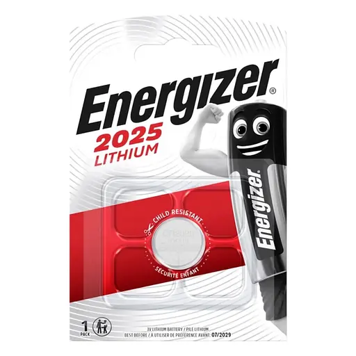 Батарейка Energizer 2025 Lithium (1шт) - фото 1