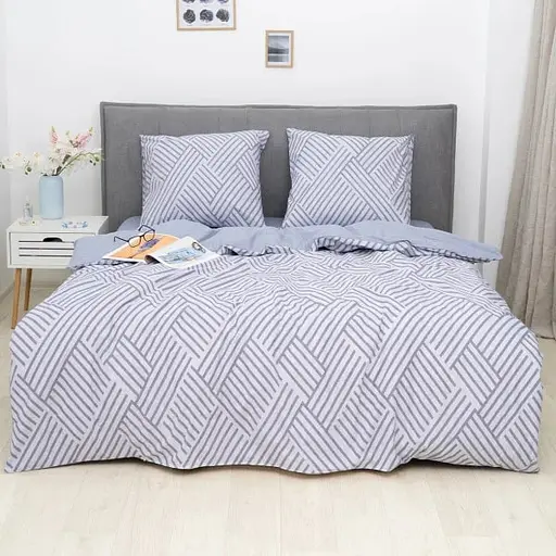 Комплект постільної білизни Viluta двоспальний ранфорс 24288 100% бавовна - фото 1