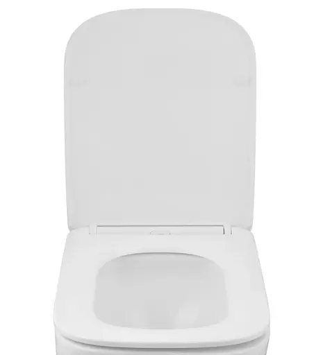 Унитаз подвесной безободковый Kroner Eifel WHI483429 TORNADO с сиденьем (KE483429WHIT) (CV032966) - фото 5