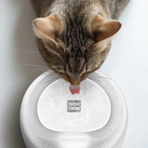 Фонтан-поїлка для собак і котів автоматичний Waudog з підсвіткою 2.5 л білий - фото 8