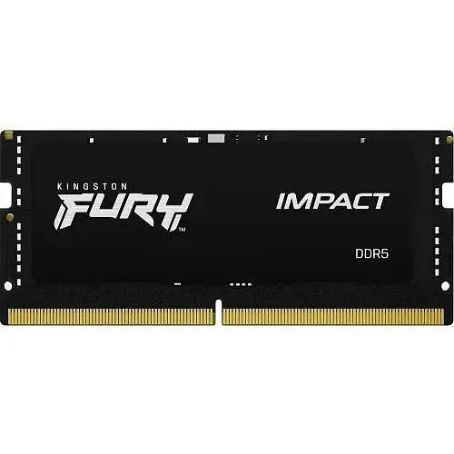 Память SO-DIMM DDR5 16Gb 6000 МГц Kingston Fury Impact 1.35V CL38 (KF560S38IB-16) - фото 1