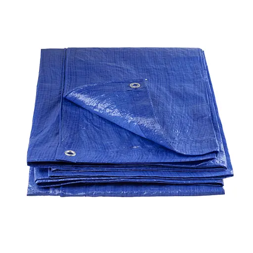 Тент тарпаулиновый Polax 6 x 8м, 45 г/м, с люверсами, двусторонняя ламинация (70-102) - фото 1