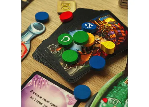 Настольная игра YELLOWBOX Шарлатаны из Кведлинбурга (The Quacks of Quedlinburg) (укр.) + комплект из 4-х мешочков для ингредиентов (ПК001) - фото 9