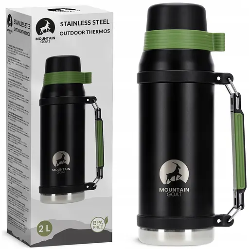 Термос Mountain Goat 2 л Black (P-5905973403832) - фото 2