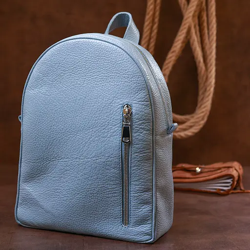 Кожаный женский рюкзак SHVIGEL 21х28х9 см sum0020106 - фото 8