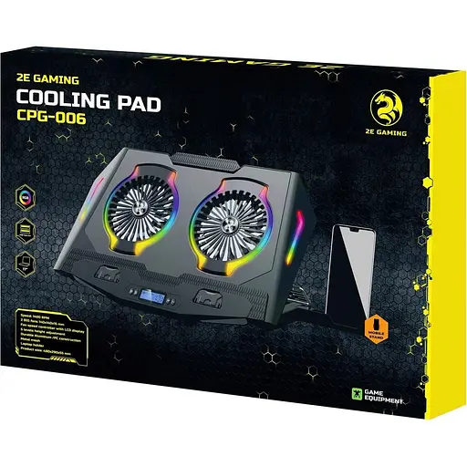 Підставка для ноутбука 2E 17.3" Gaming Black (2E-CPG-006) - фото 12