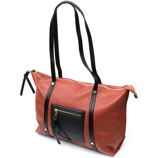 Кожаная сумка женская Vintage 33х25х12 см sum0024822 - фото 1