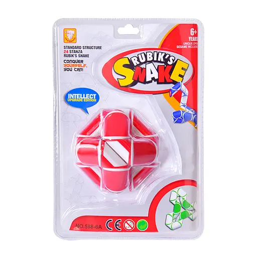 Головоломка логика-змейка Bambi 588-6A на планшетке красный - фото 1