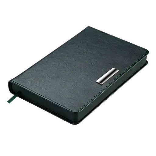 Ежедневник недатированный Buromax Salerno A6 искусственная кожа 336 страниц зеленый (BM.26030-04) - фото 4