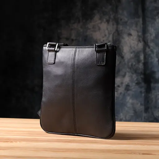 Чоловіча сумка через плече з натуральної шкіри TONY PEROTTI 21,5х24х2 см sum0028956 - фото 10