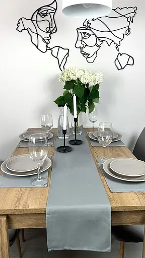 Комплект Дорожка водоотталкивающая Темносерый однотон 400х40 см 4 шт. - фото 2