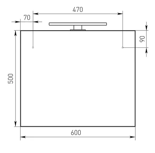 Дзеркало для ванної кімнати Volle 60x50 16-08-808 - фото 2