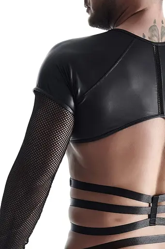 Топ с длинными рукавами Regnes Fetish Planet Wetlook L (черный) - фото 11